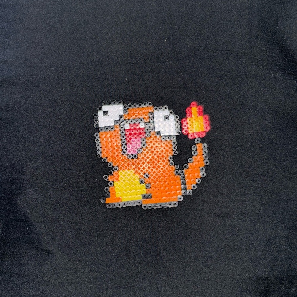 Pokemon charmander perler beads